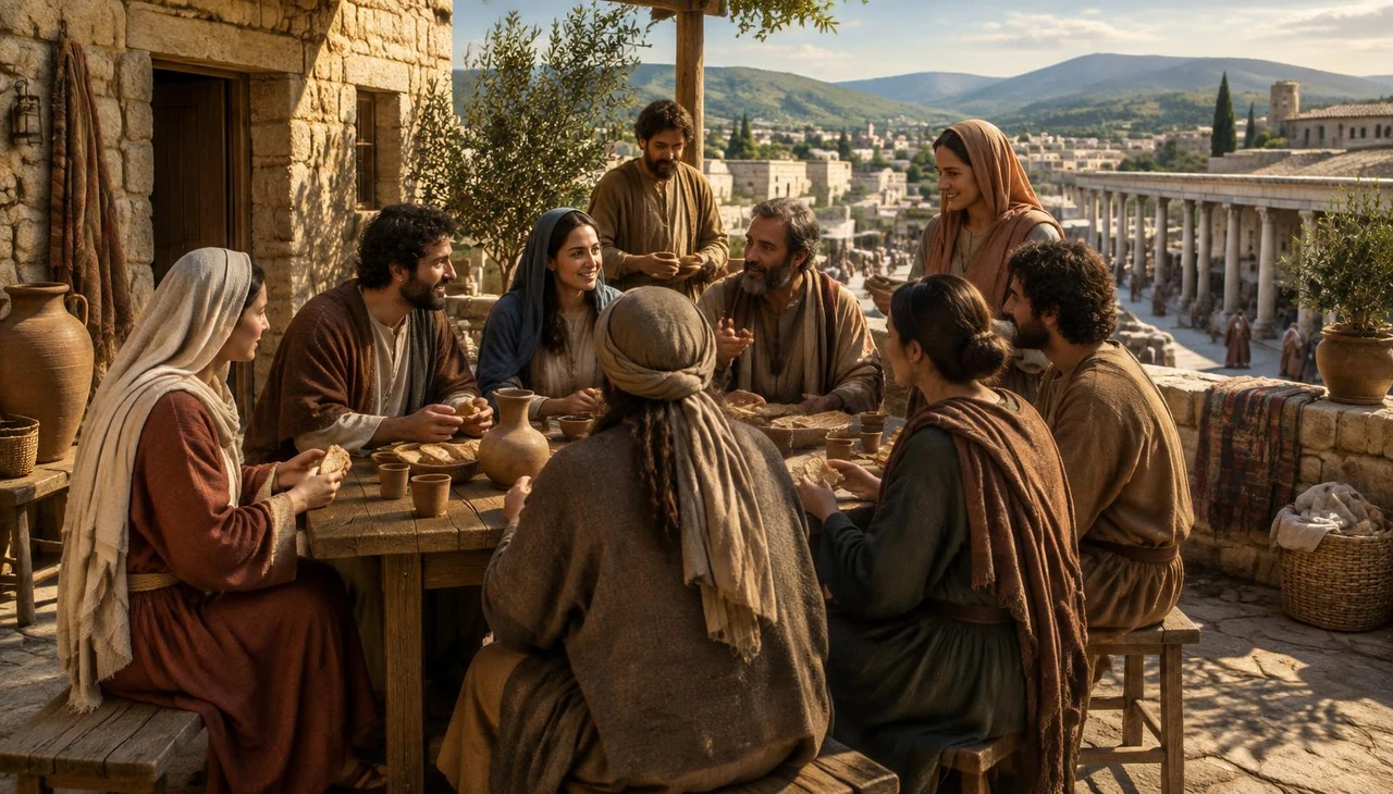 Artistic reconstruction: Damascus, Jerusalem, Tarsus and Syrian Antioch